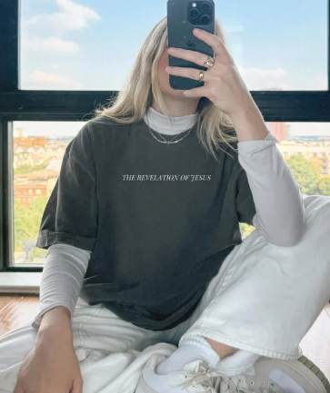 Faith Over Fear Christian Tee | Comfort Colors Christian T-Shirt | Unique Wearable Scripture Art | Unisex Scripture Inspired Apparel Elliana